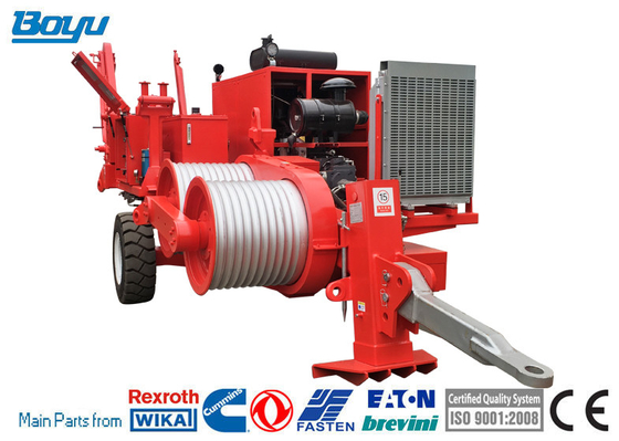 Transmission Line Stringing Equipment 180kN Hydraulic Puller Groove Number 10