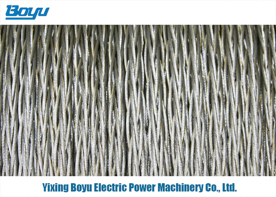Stringing Equipment Anti Twist Wire Rope 250kN Breakage Tension