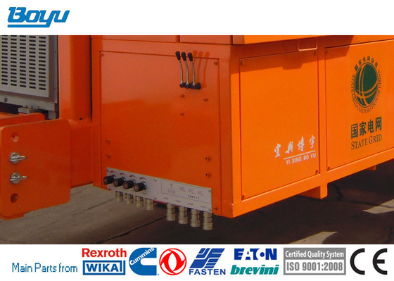 Max Tension 4x50KN Stringing Equipment Hydraulic Cable Tensioner For Overhead Power Lines Hydraulic Tensioner
