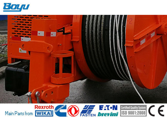 Transmission Line Water Cooling System 2x45kN Tension Stringing Equipment