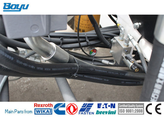 Stringing Equipment Hydraulic Puller For Power Line With Air Cooling Engine